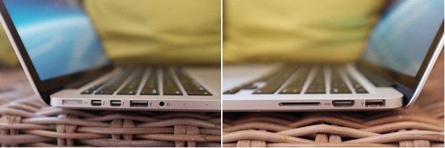 Các cổng kết nối trên Macbook Pro 13 inch-2015